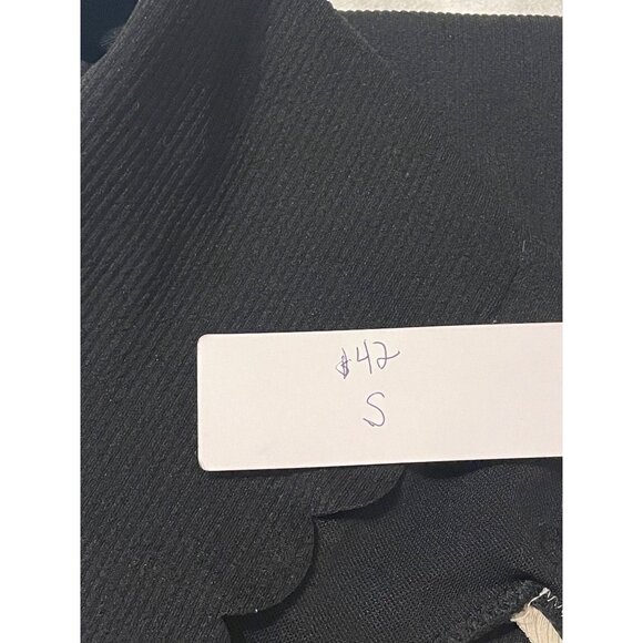 NWT C+D+M Color Block Scallop Edge One-Piece Ribbed Swimsuit S #X-5-25-100 - Picture 5 of 8